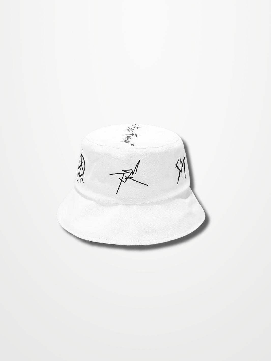 Bob Noir et Blanc | Bonnet pour Homme White