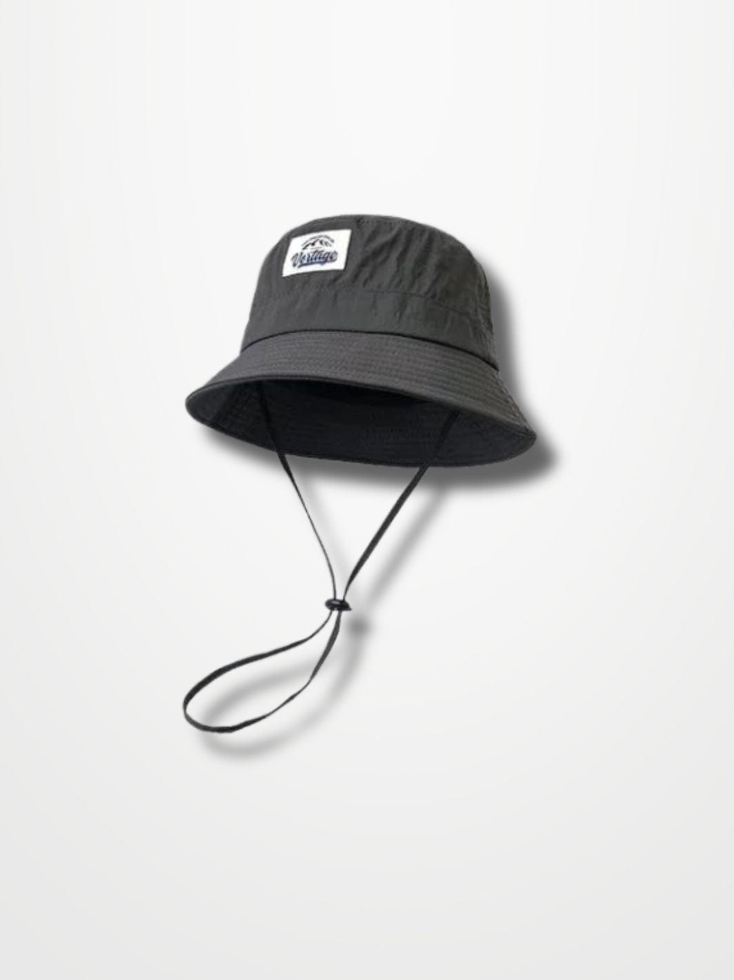 Bob noir homme avec ficelle gray / 56-58cm
