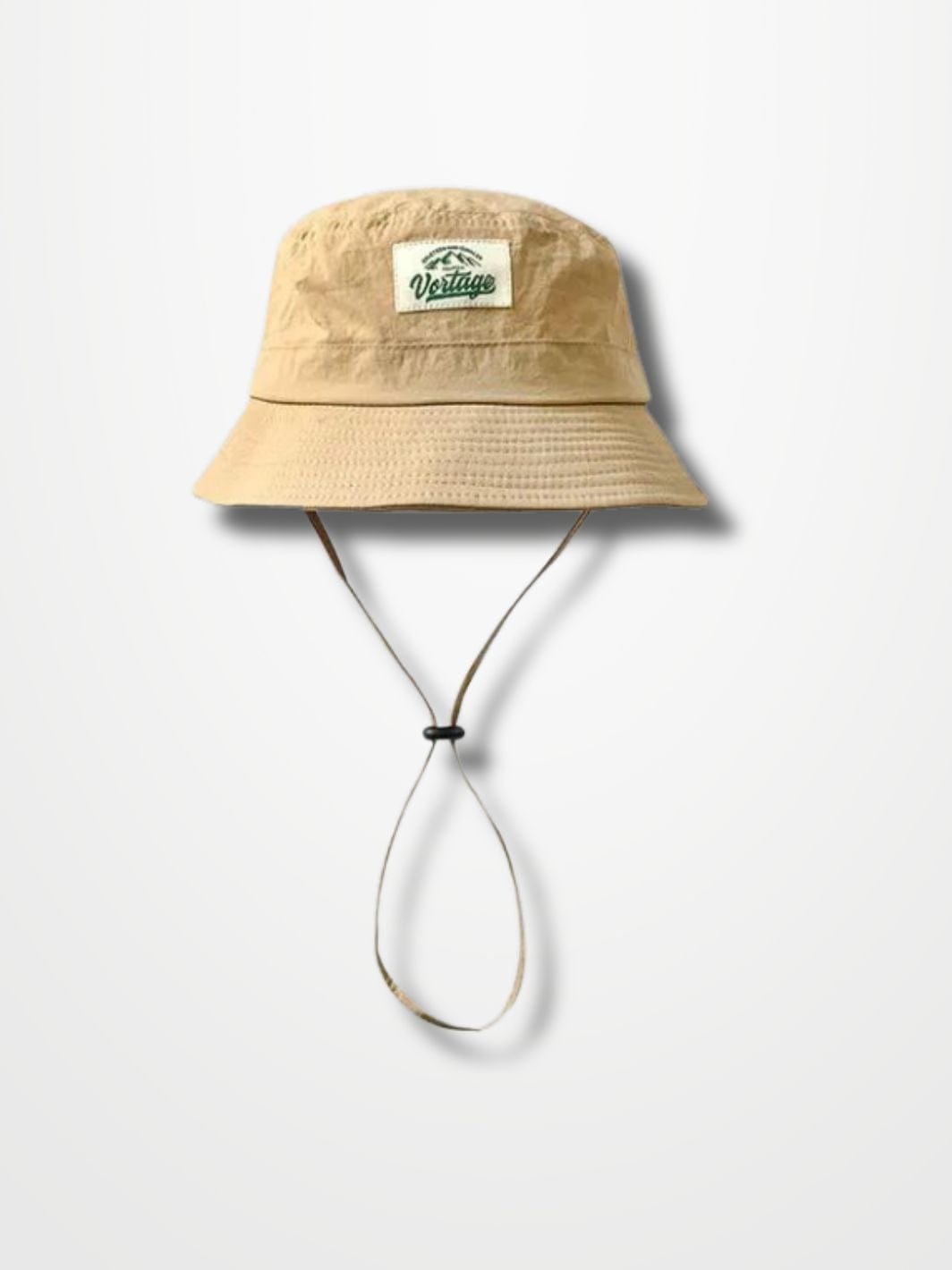 Bob noir homme avec ficelle khaki / 56-58cm