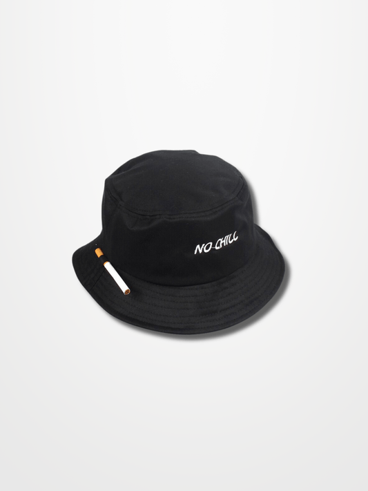 Bob No Chill | Bonnet pour Homme Black Bucket Hat / One Size(56-58cm)