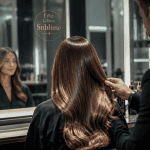 combien de temps dure un gloss cheveux femme salon