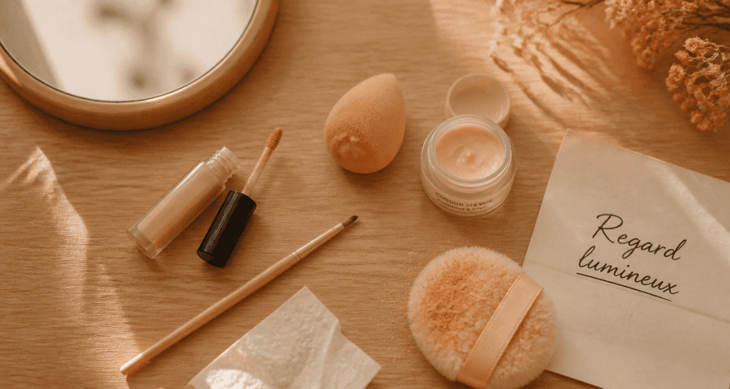comment appliquer anti cernes méthode triangle inversé