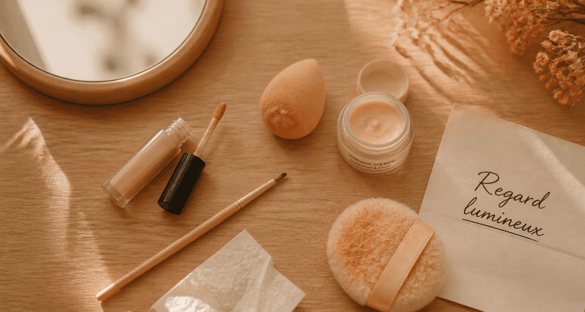 comment appliquer anti cernes méthode triangle inversé