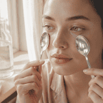 comment cacher ses cernes sans maquillage femme cuillères froides