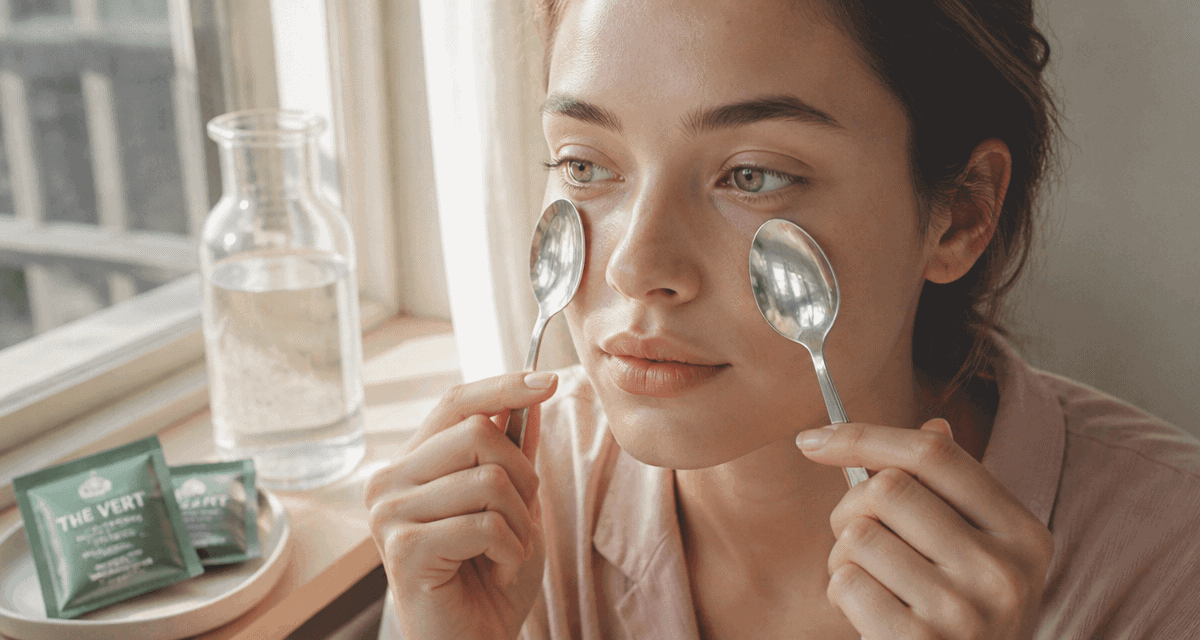 comment cacher ses cernes sans maquillage femme cuillères froides