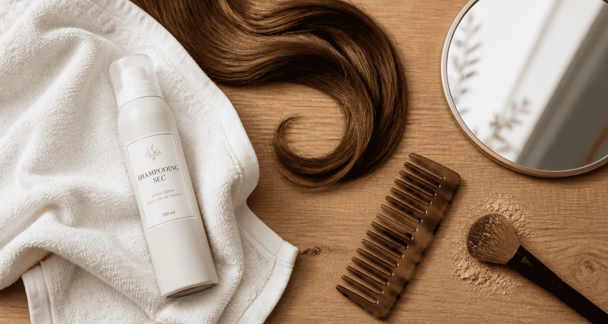 comment utiliser un shampoing sec sur cheveux bruns