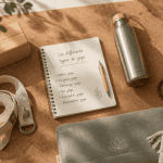 les differents types de yoga flat-lay tapis accessoires