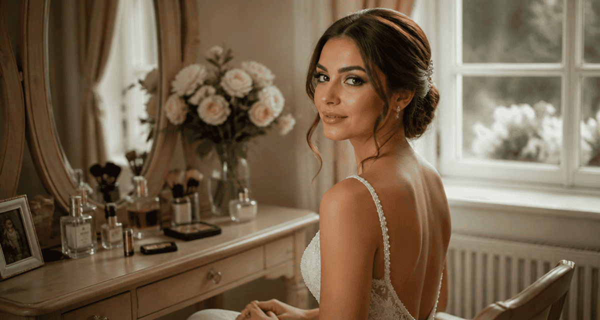 maquillage pour mariée brune lumineux smoky eye