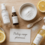 meilleur peeling visage pharmacie flacons soins citron poudre