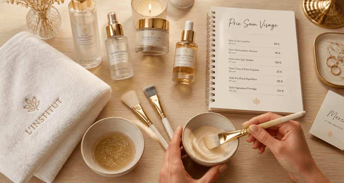 soin du visage prix carnet tarifs institut