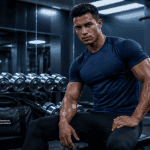 Athlète portant vetement musculation respirant