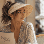 visière femme raphia coiffure préservée