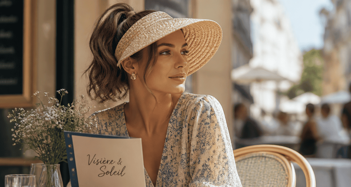 visière femme raphia coiffure préservée