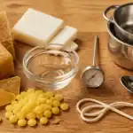Beeswax beeswax : cire d’abeille pure, cire blanche et jaune, ustensiles de chauffe