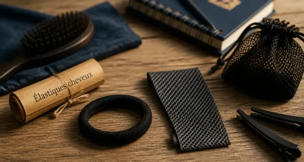 elastique cheveux homme pour maintien sans abîmer les cheveux