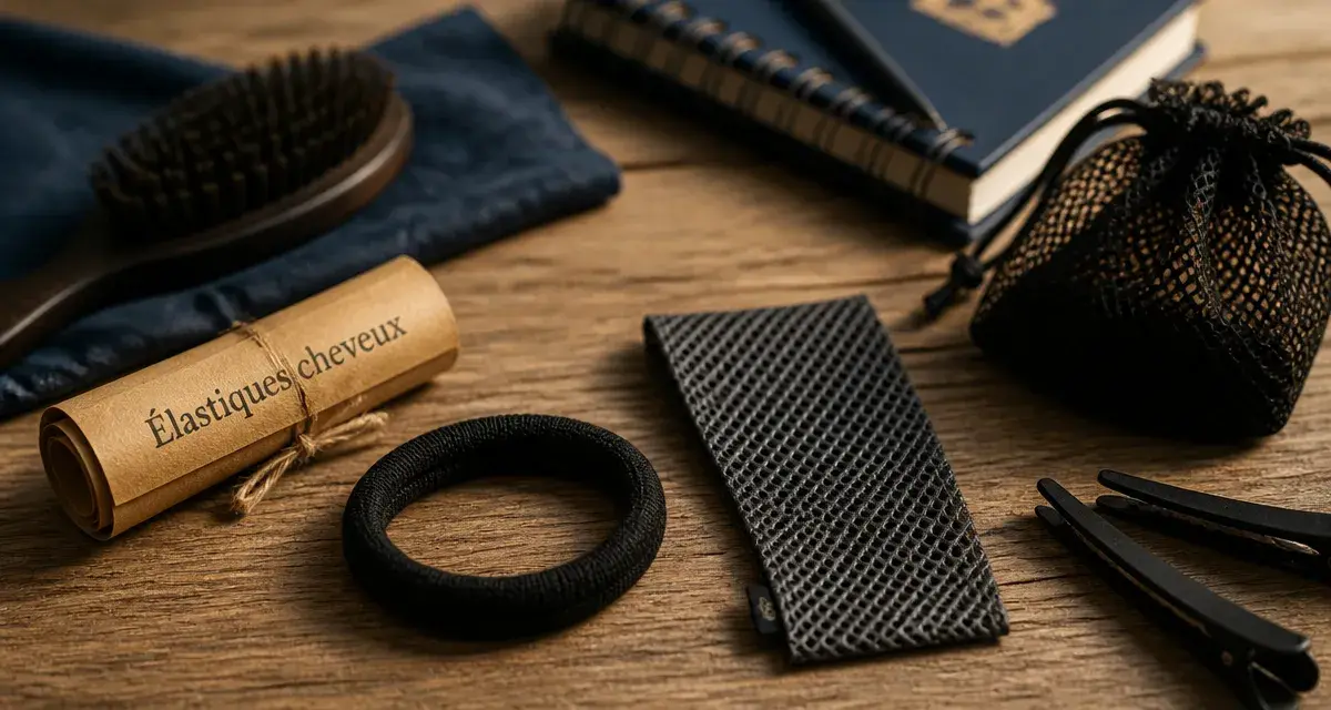 elastique cheveux homme pour maintien sans abîmer les cheveux