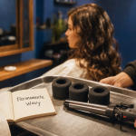 Type de permanente : boucles durables sur-mesure, coiffage wavy à la coiffeuse