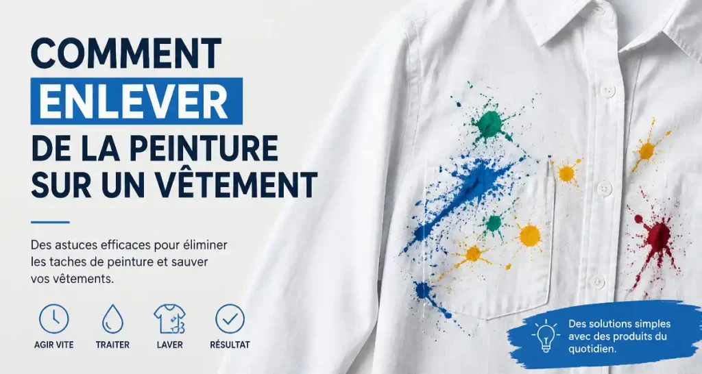 Comment enlever de la peinture sur un vêtement
