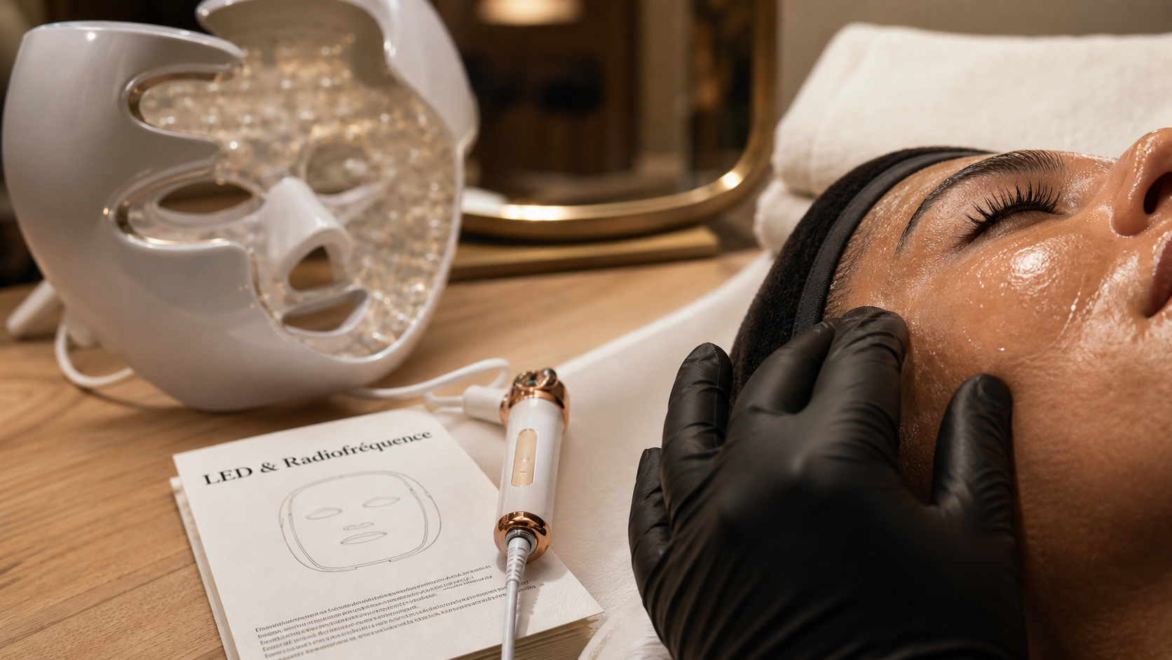 Appareil anti-rides avis dermatologue : LED et radiofréquence