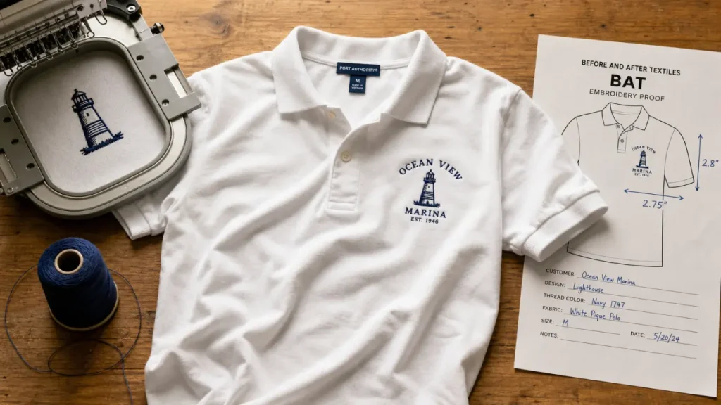 Broderie pour vêtement : le bon logo, le bon textile et les erreurs à éviter