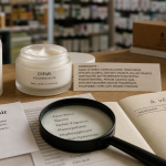 Caudalie avis que choisir : loupe sur liste d’ingrédients