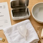 Coupe menstruelle bio en silicone médical, taille juste, sans fuites