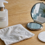 Eau micellaire c’est quoi : coton avec micelles et rinçage