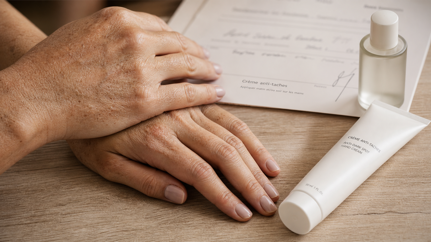 Meilleure crème mains anti-taches pour réduire les taches brunes sur les mains