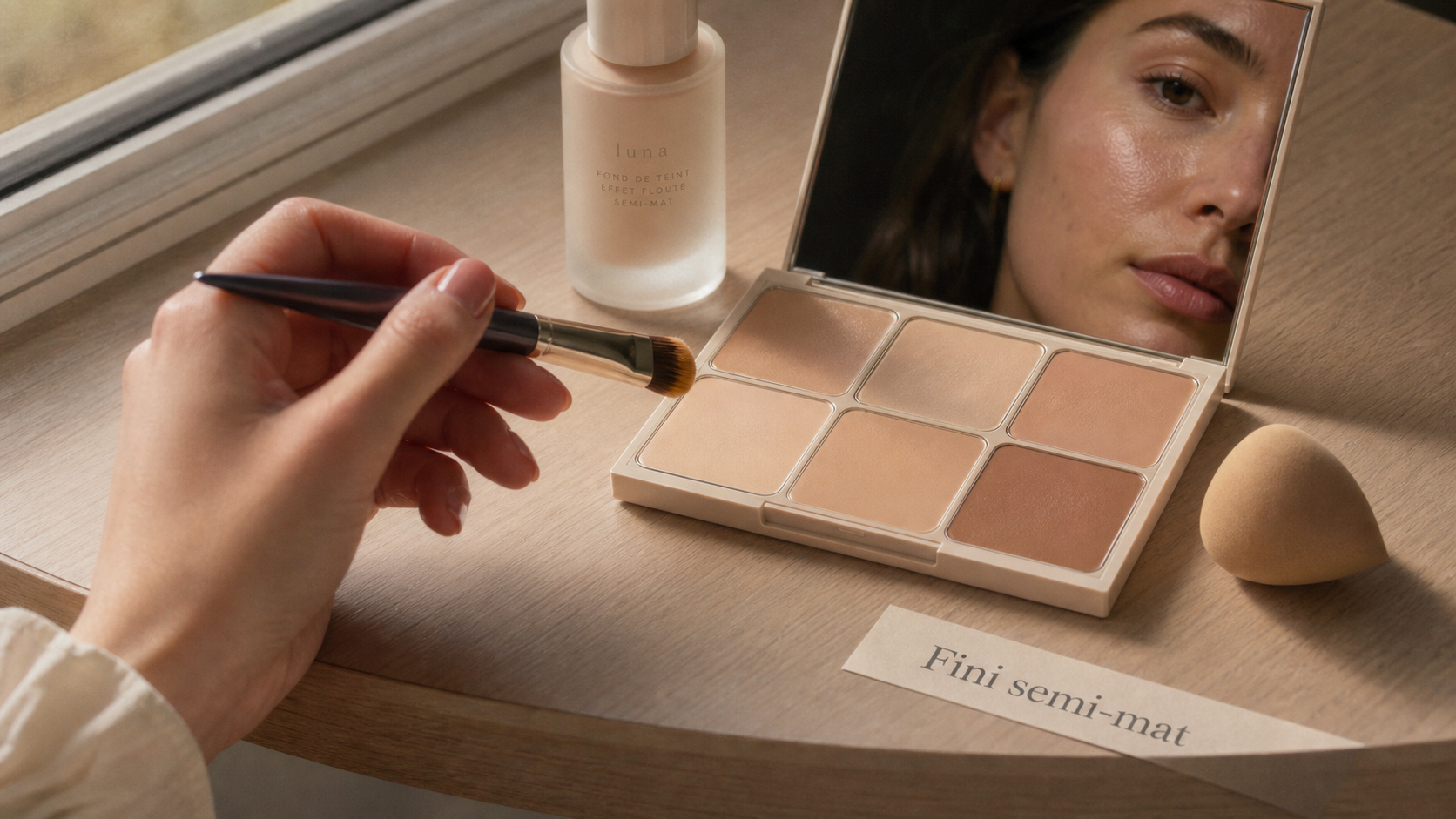 Peau mixte quel fond de teint : fond de teint semi-mat, rendu naturel