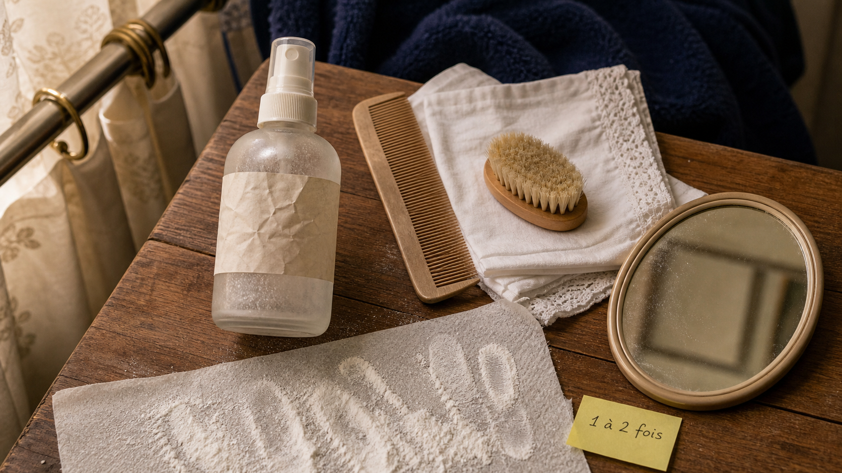 Shampoing sec combien de fois par semaine : 1 à 2 fois, sans résidus