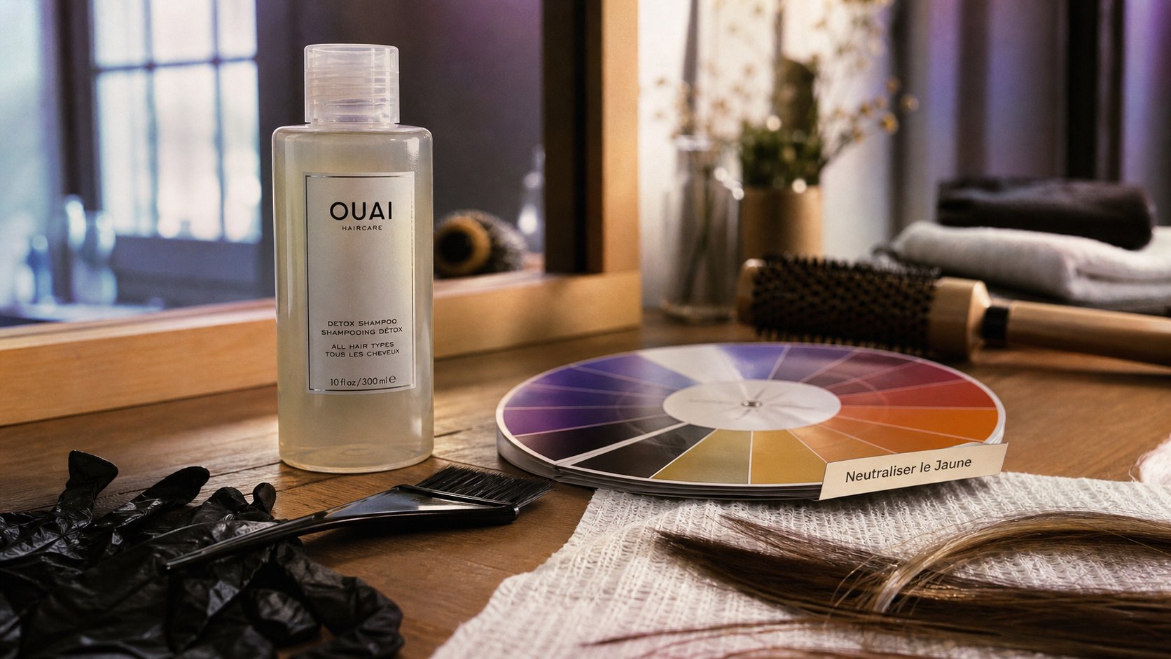 Shampooing américain raté : corriger les reflets orange sur cheveux sensibilisés