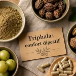Triphala, poudre et fruits pour digestion : triphala bienfaits