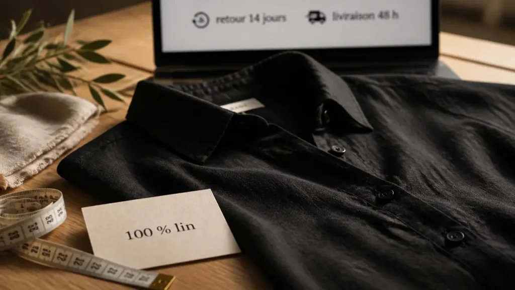 Chemise en lin noire femme : quelles coupes choisir, quels prix comparer et quels détails vérifier ?