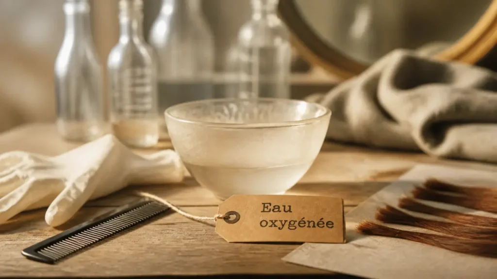 Décoloration à l’eau oxygénée : 20 volumes, test de mèche et erreurs à éviter
