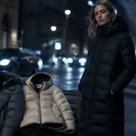 Doudoune longue femme mi-genoux, chaude et cintrée sans effet gonflant