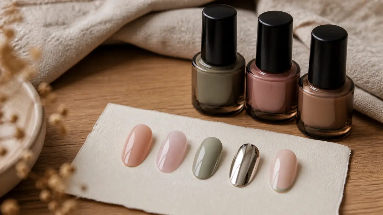 Idée ongle semi permanent : palette couleurs et finitions