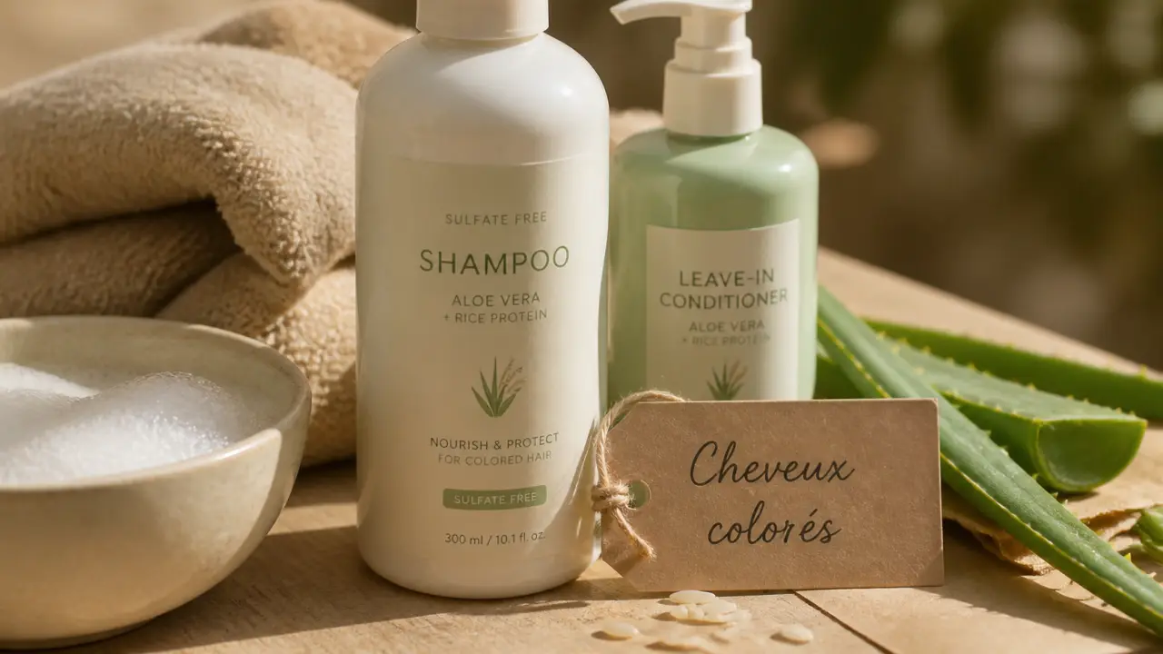 Shampoing cheveux colorés sans sulfate, préserver l’éclat et la douceur