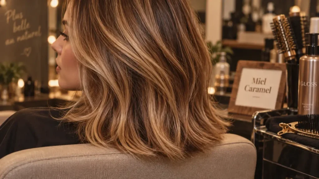 Balayage miel caramel : le bon reflet selon votre base et votre teint