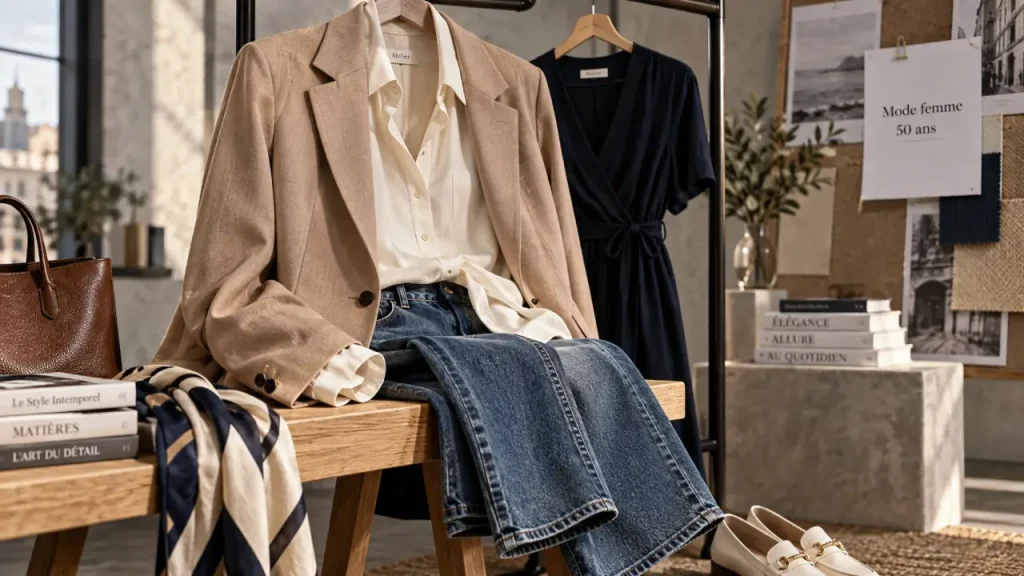 Mode femme à 50 ans : 7 pièces pour moderniser sa silhouette avec élégance