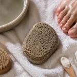Pierre ponce pied pour exfoliation, trempage 10-15 minutes