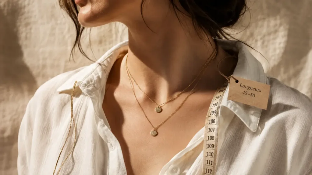 45, 50 ou 60 cm : quelle taille de collier choisir selon votre morphologie ?