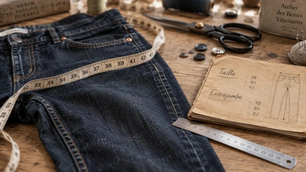 Taille pantalon : mesurez votre tour de taille et votre entrejambe avant de choisir W/L