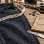 Taille pantalon : mètre ruban pour tour de taille et entrejambe W/L
