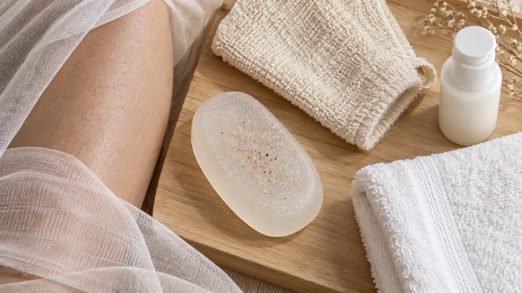 La gomme dépilatoire est pratique en retouche, mais abrasive pour les peaux sensibles